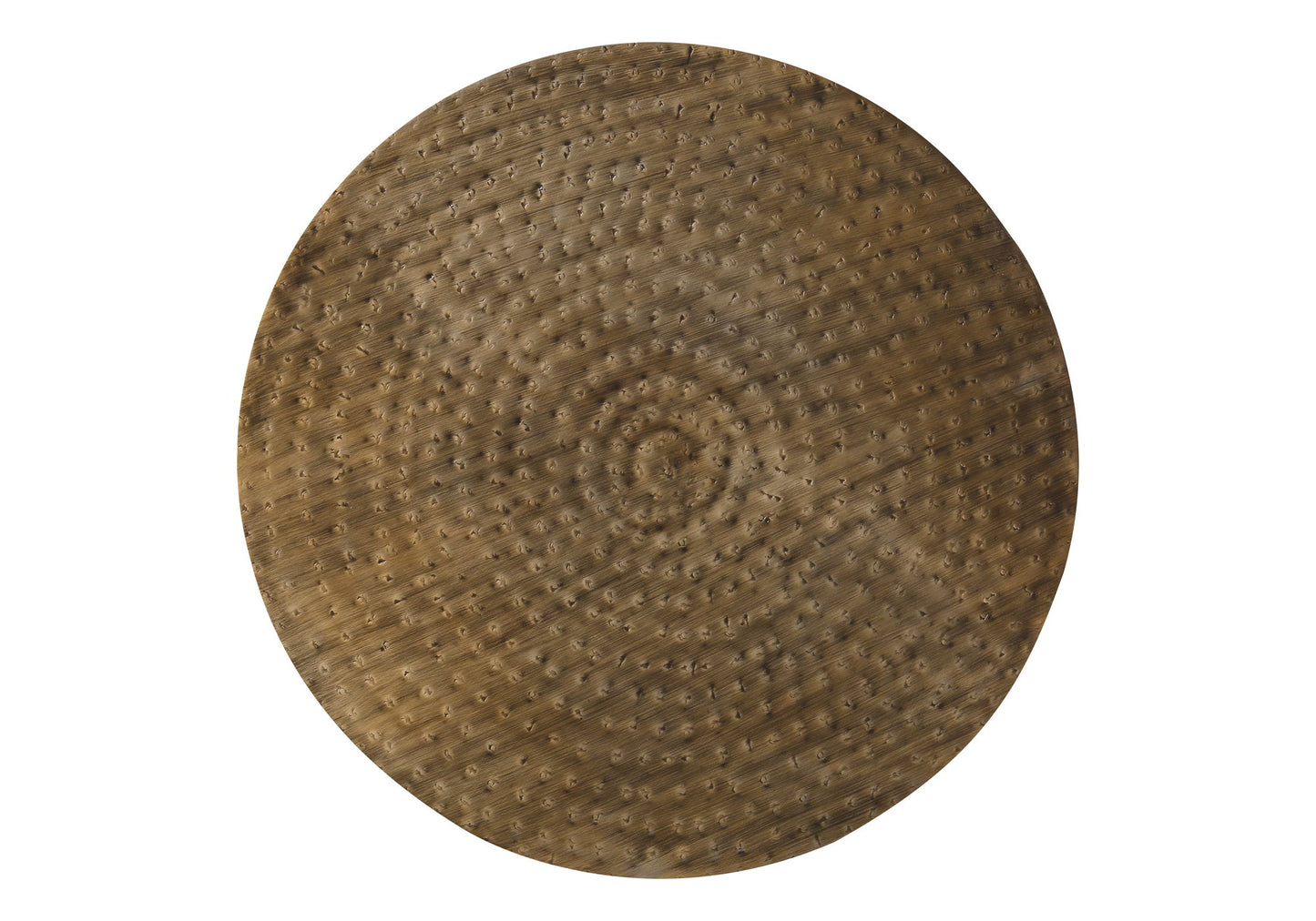 Drum Accent Side Table, Durable Construction - Copper