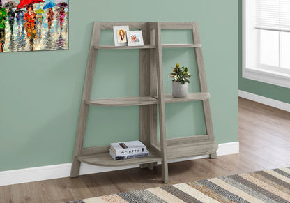 Bookshelf, Bookcase, Etagere, 3 Tier, For Office, Contemporary & Modern - Taupe