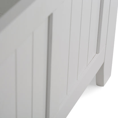 Acadian - Entryway Storage Bench - White