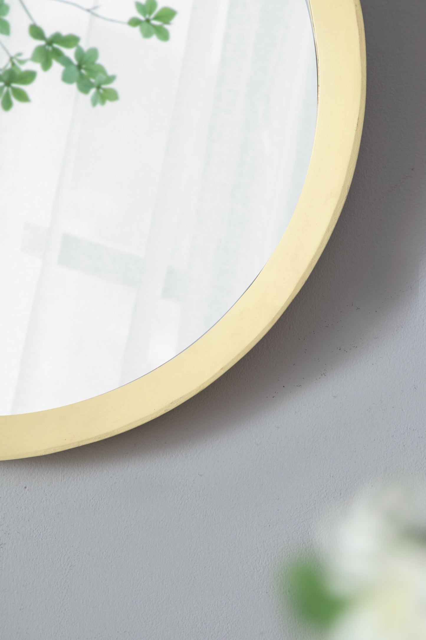 Transitional Decor Style Mango Wood Wall Mirror Wall Decor With Frame Of Solid Mango Wood For Bathroom, Entryway Console Lean Against Wall - Cream