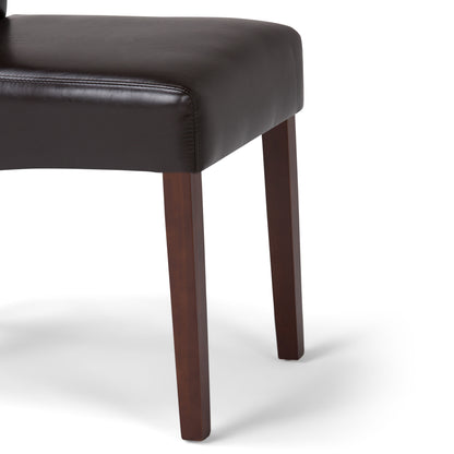 Avalon - Deluxe Parson Dining Chair (Set of 2) - Tanners Brown