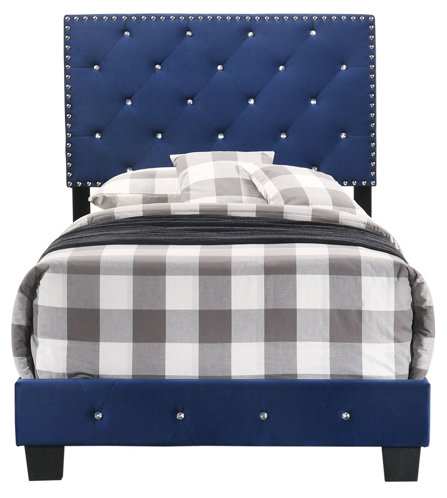 Suffolk - Twin Bed - Navy Blue