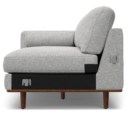 Morrison - Right Sectional Sofa - Mist Gray