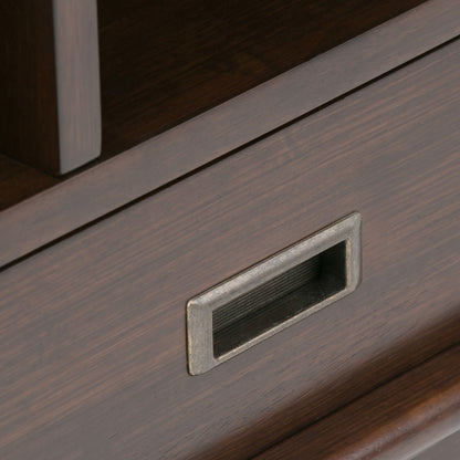 Draper - Mid Century Bookcase And Storage Unit - Medium Auburn Brown