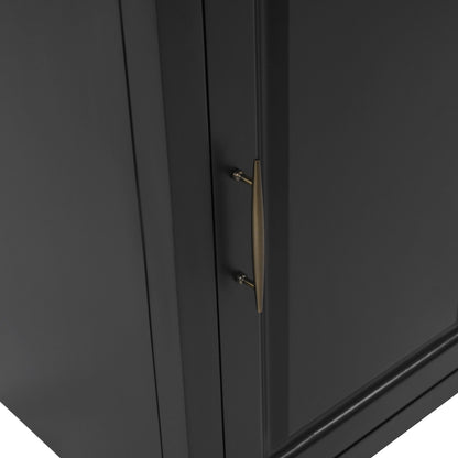Modern Freestanding 20.3" Bathroom Vanity With Sink, Functional Drawer, Soft Closing Door - Black