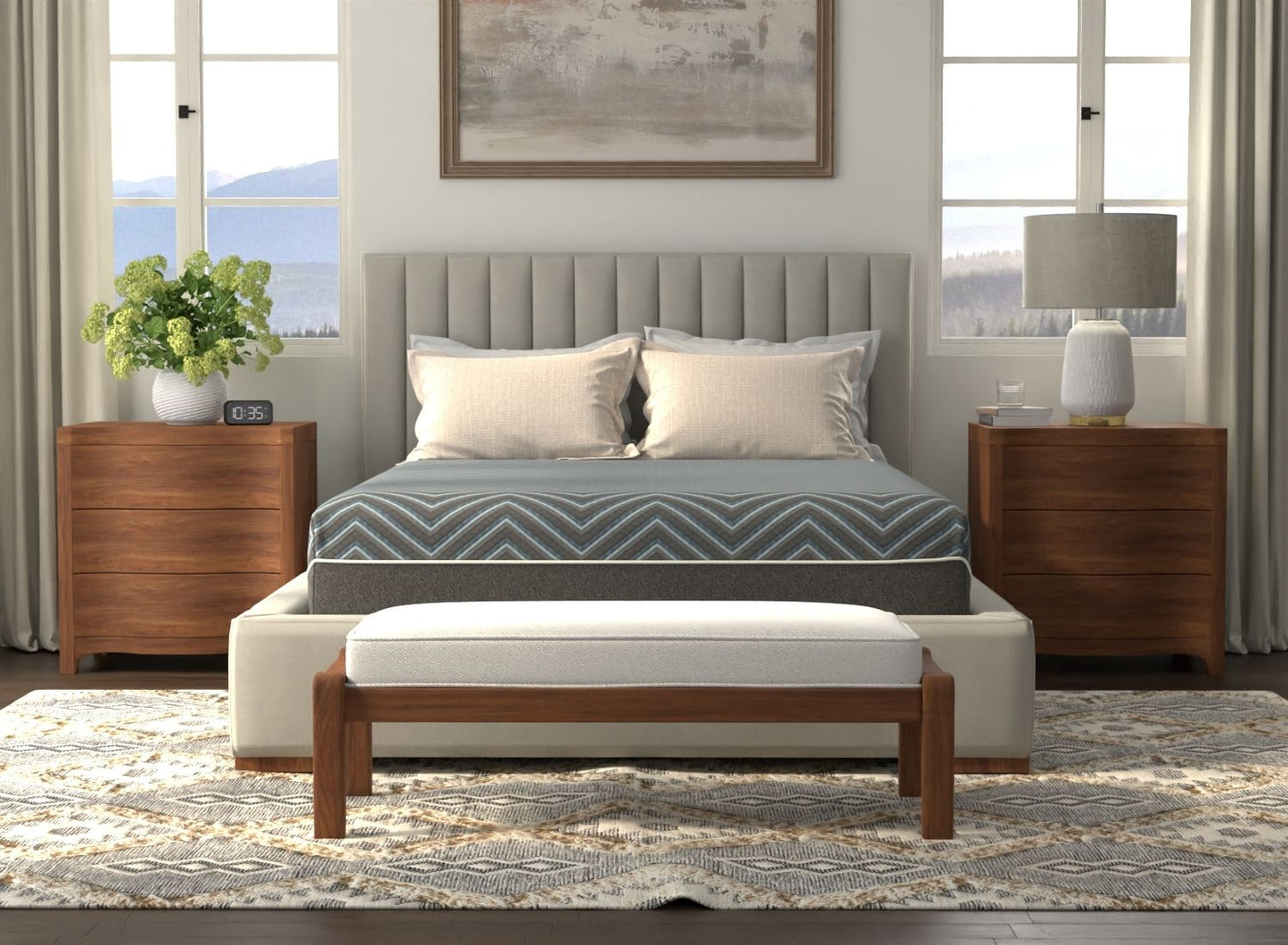 Bed Mattress Twin Long - Black
