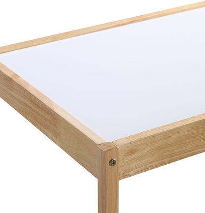 Gibson - 3-Piece Dry Erase Kids Table & Two Chair Set - Natural