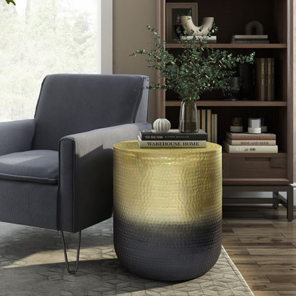 Nova - Metal Side Table - Gold Ombre