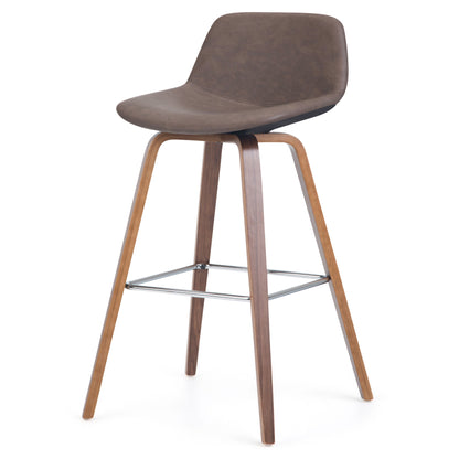 Randolph - Bentwood Counter / Bar Height Stool (Set of 2) - Dark Brown