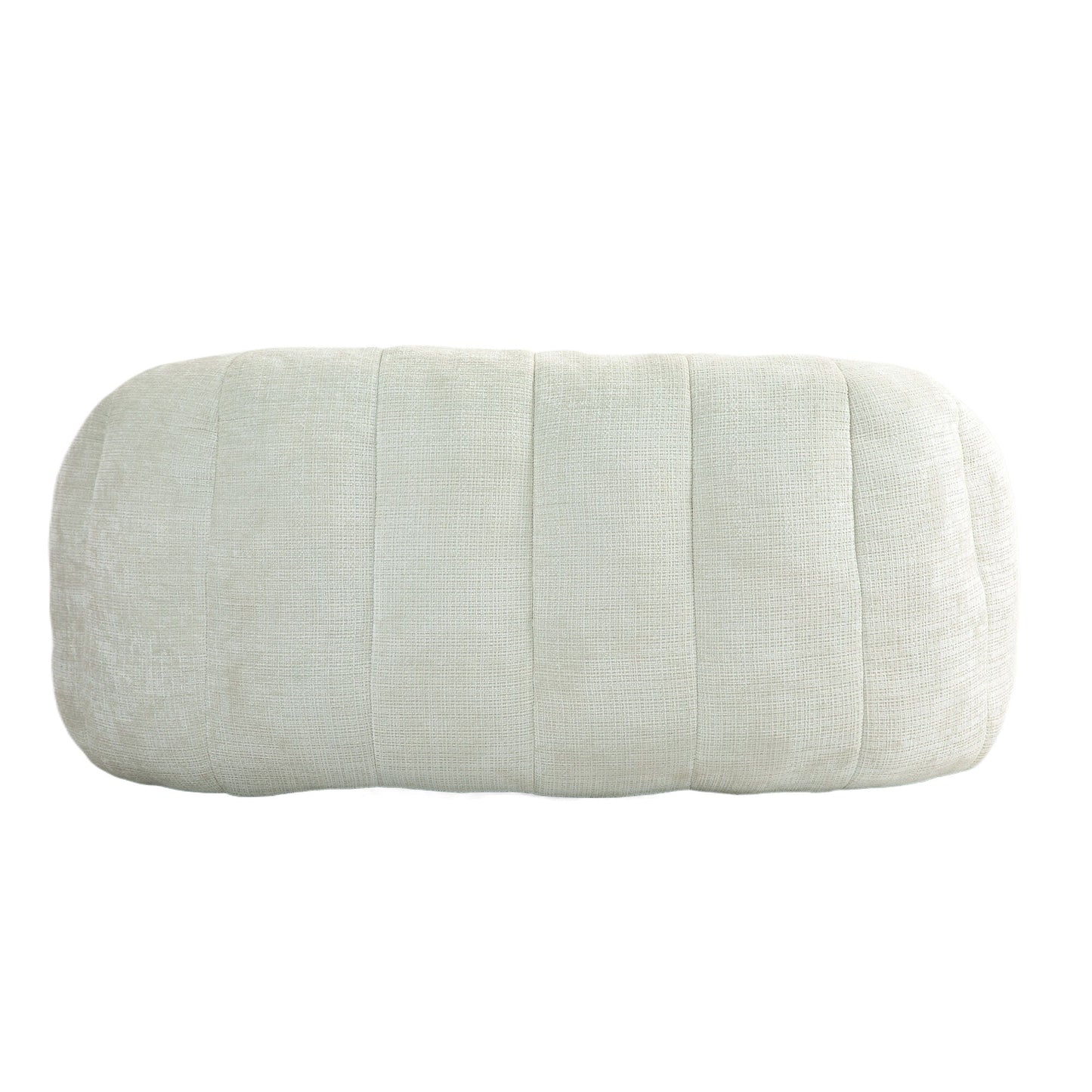 High Back Bean Bag Sofa Couch For Adults And Kids, Comfortable Lounger, Indoor & Outdoor Use - White