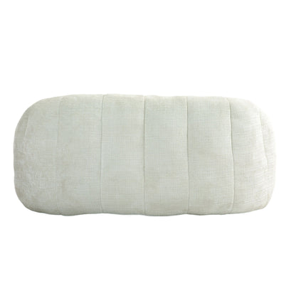 High Back Bean Bag Sofa Couch For Adults And Kids, Comfortable Lounger, Indoor & Outdoor Use - White