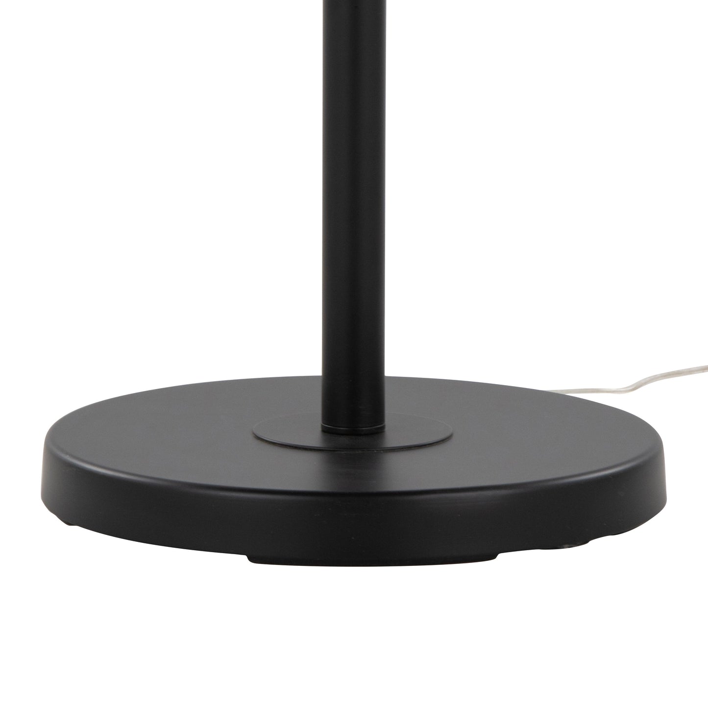 Casper - Contemporary Floor Lamp - Matte Black / Natural