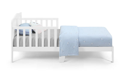 Birdie Toddler Bed - White / White