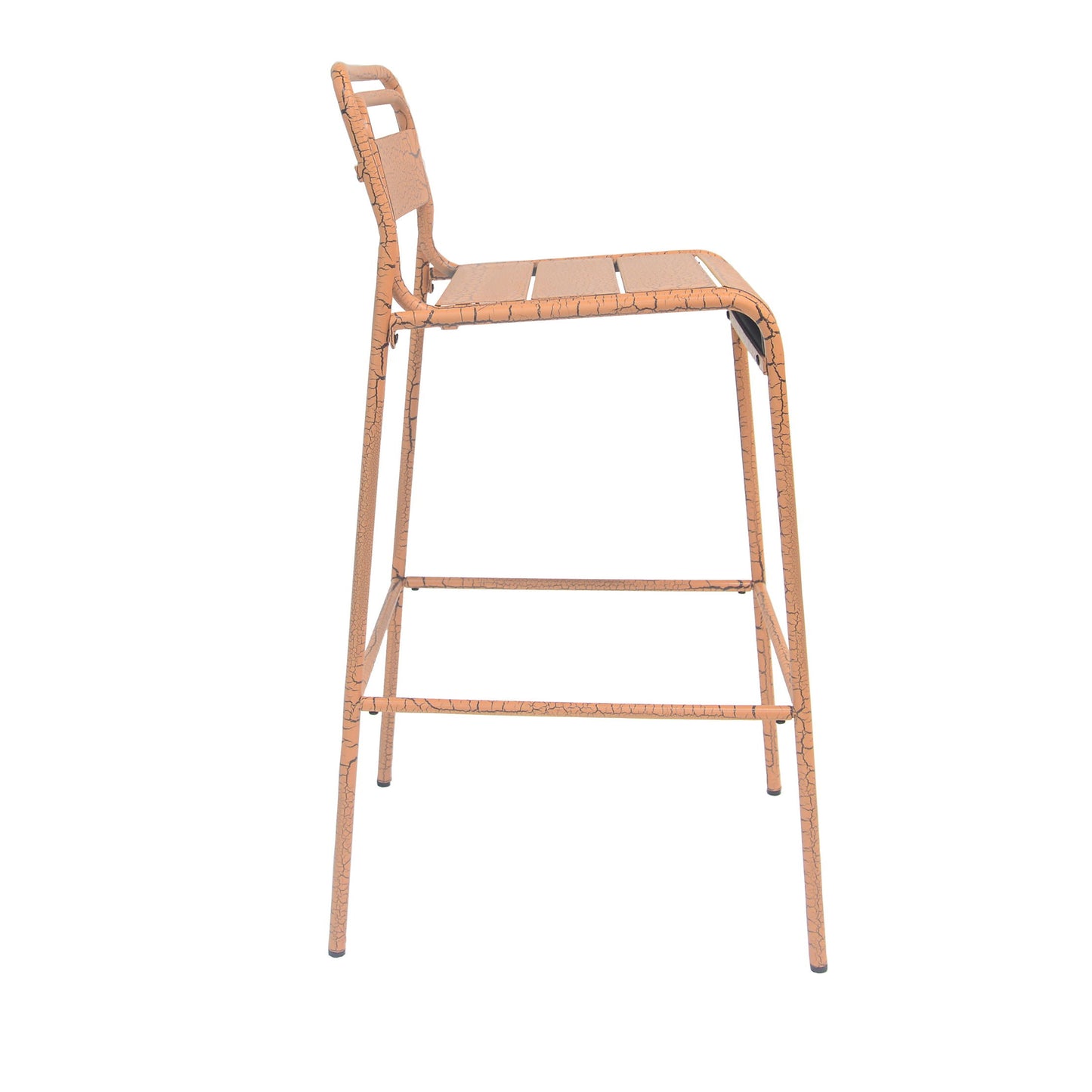 Carmella - Outdoor Barstool (Set of 6) - Orange