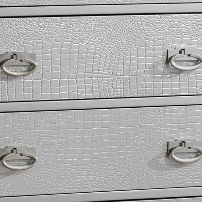 Elegant Contemporary Storage Chest - Champagne