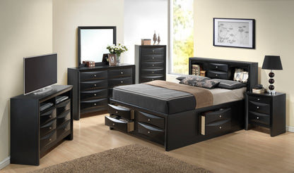 Marilla - Queen Storage Bed - Black