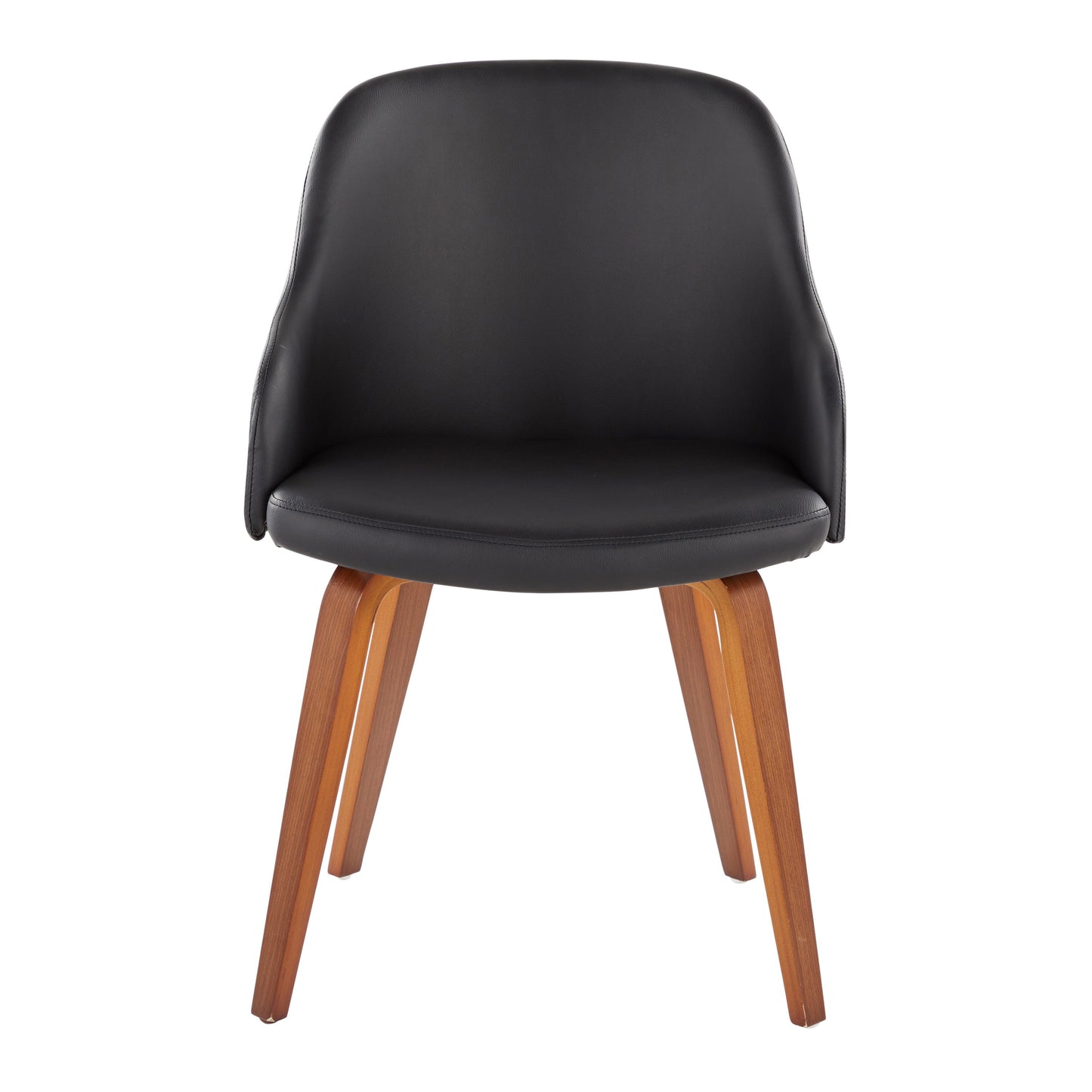 Bacci - Mid-Century Modern Dining / Chair - Walnut / Black