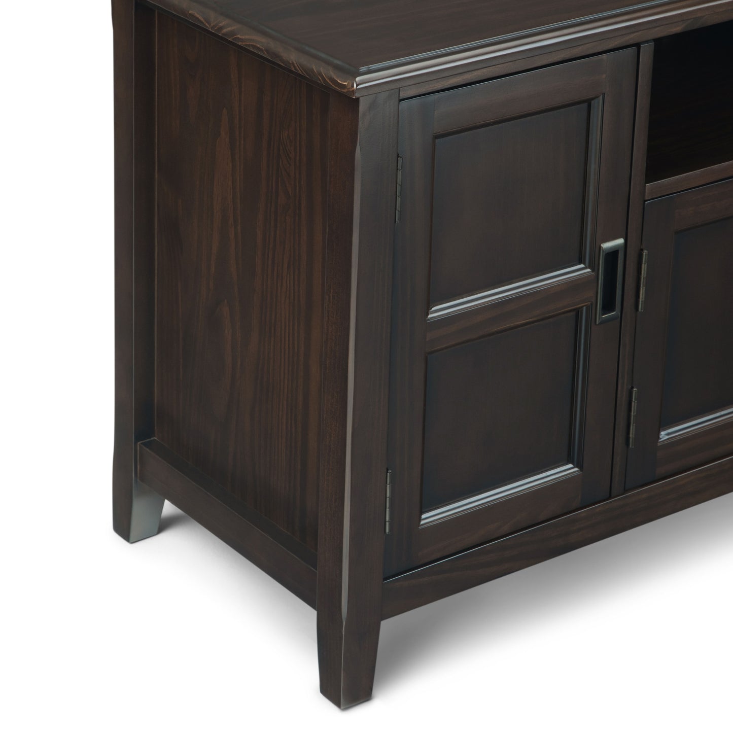 Burlington - TV Media Stand - Mahogany Brown