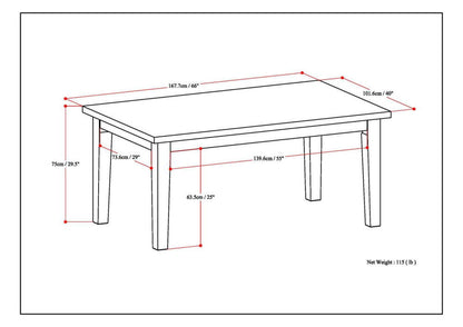 Eastwood - Dining Table - Walnut