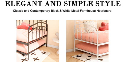 Fox - Twin Daybed With Twin Trundle - Black