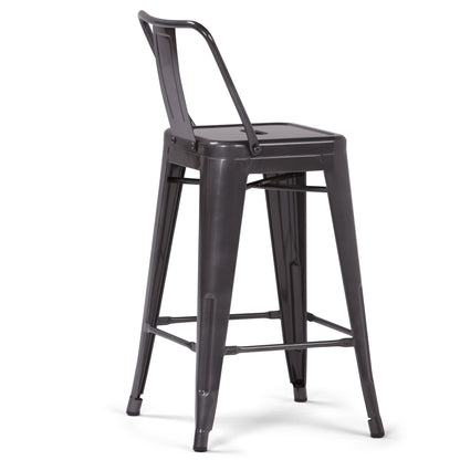Rayne - Counter Height Stool (Set of 2) - Gray