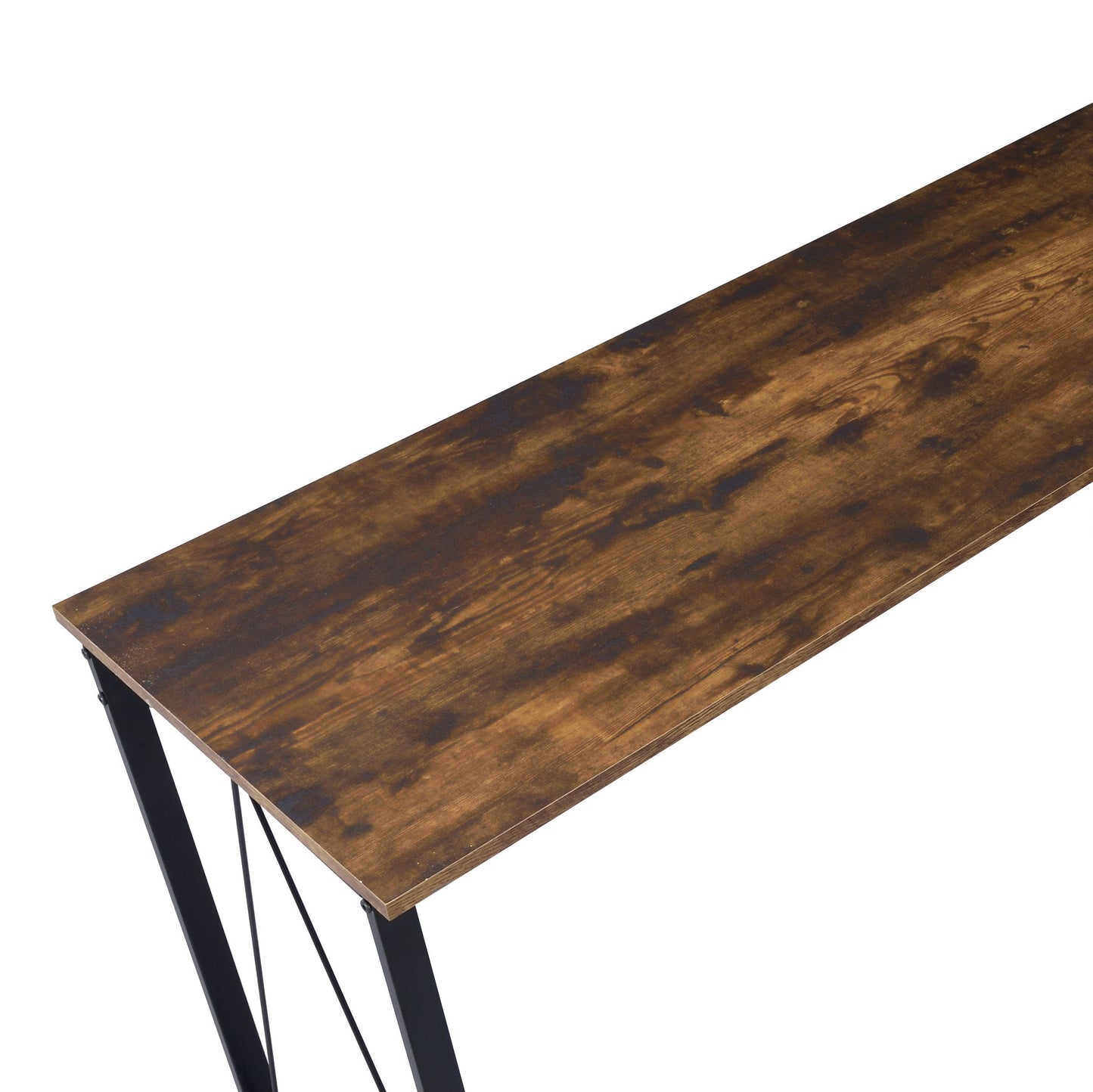 Zaidin - Writing Desk - Weathered Oak / Black