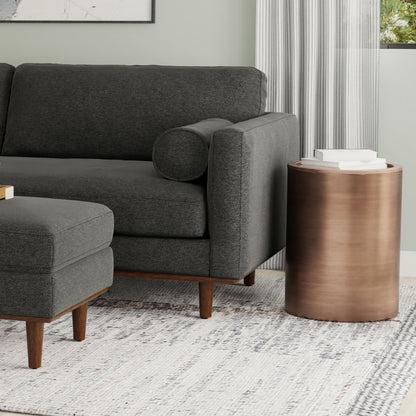 Corbin - Metal Side Table - Antique Copper