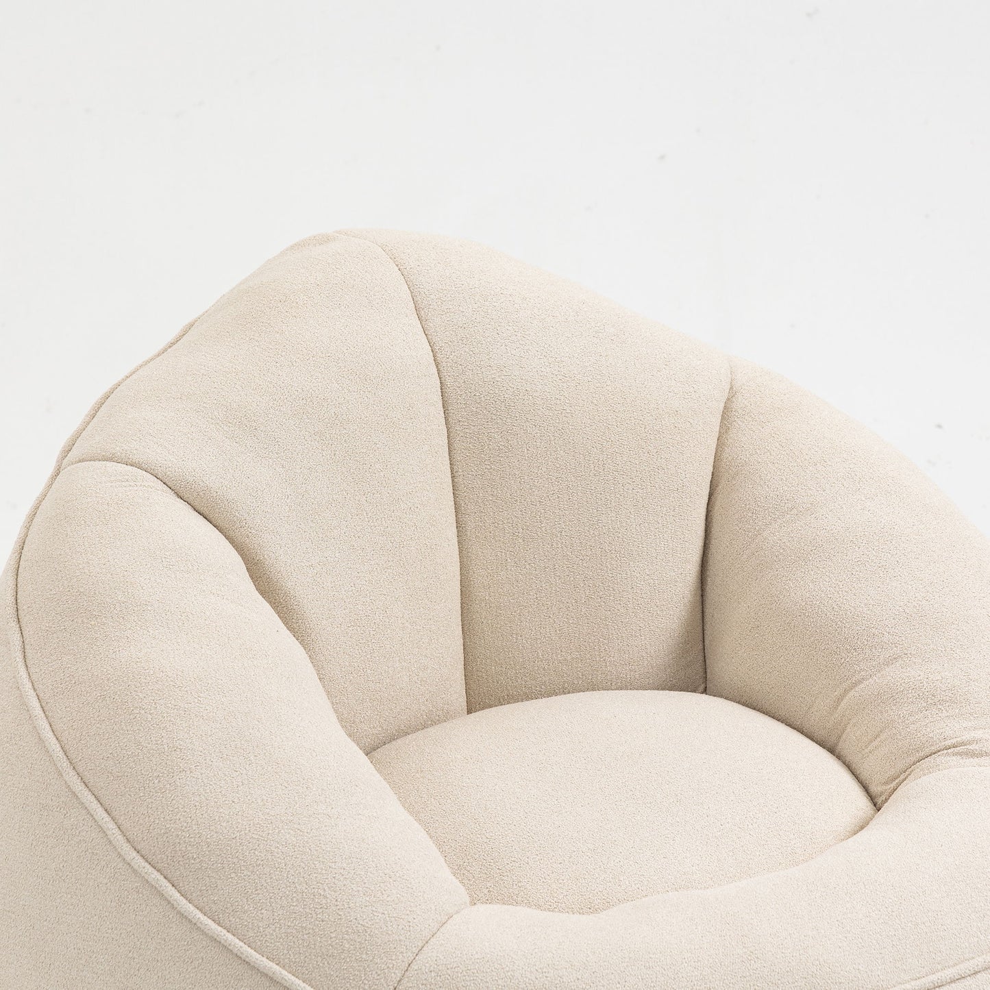 Bedding Bean Bag Sofa Chair High Pressure Foam Bean Bag Chair Adult Material With Padded Foam Padding Compressed Bean Bag With Footrest - Beige