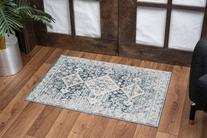 Noble - 7'10" X 10'3" Area Rug - Navy Blue