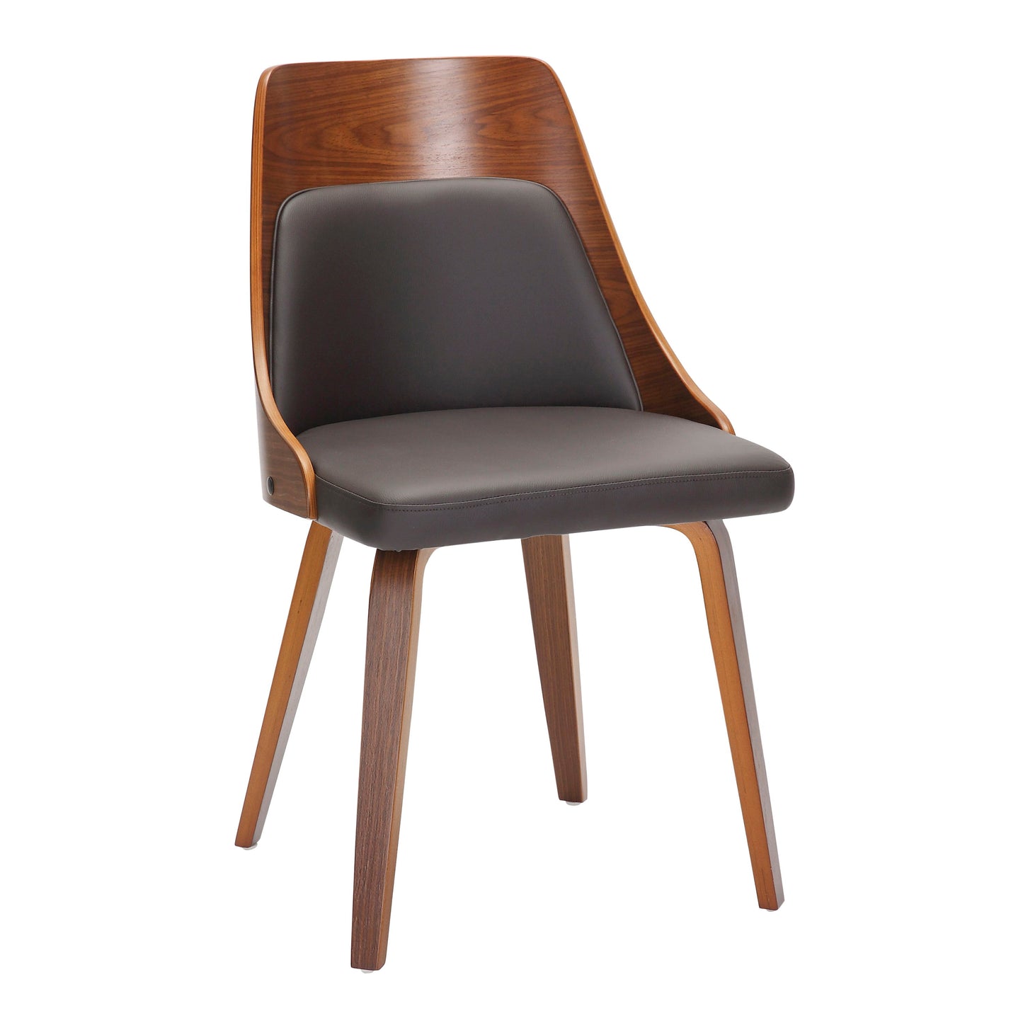 Anabelle - Mid-Century Modern Dining / Chair (Set of 2) - Walnut / Brown