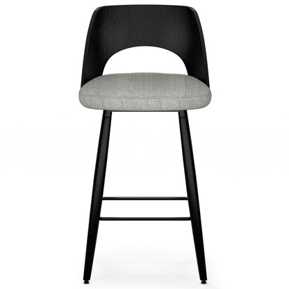 Callie - Counter Height Stool (Set of 2) - Gray