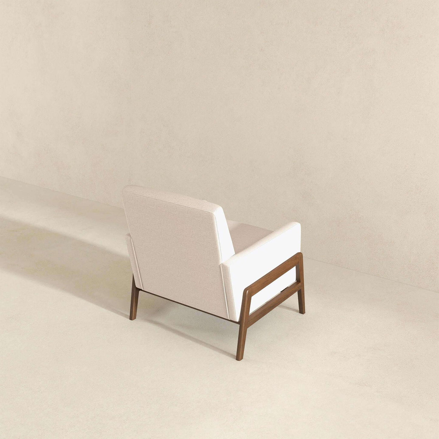 Cole - Comfortable Lounge Chair - Beige