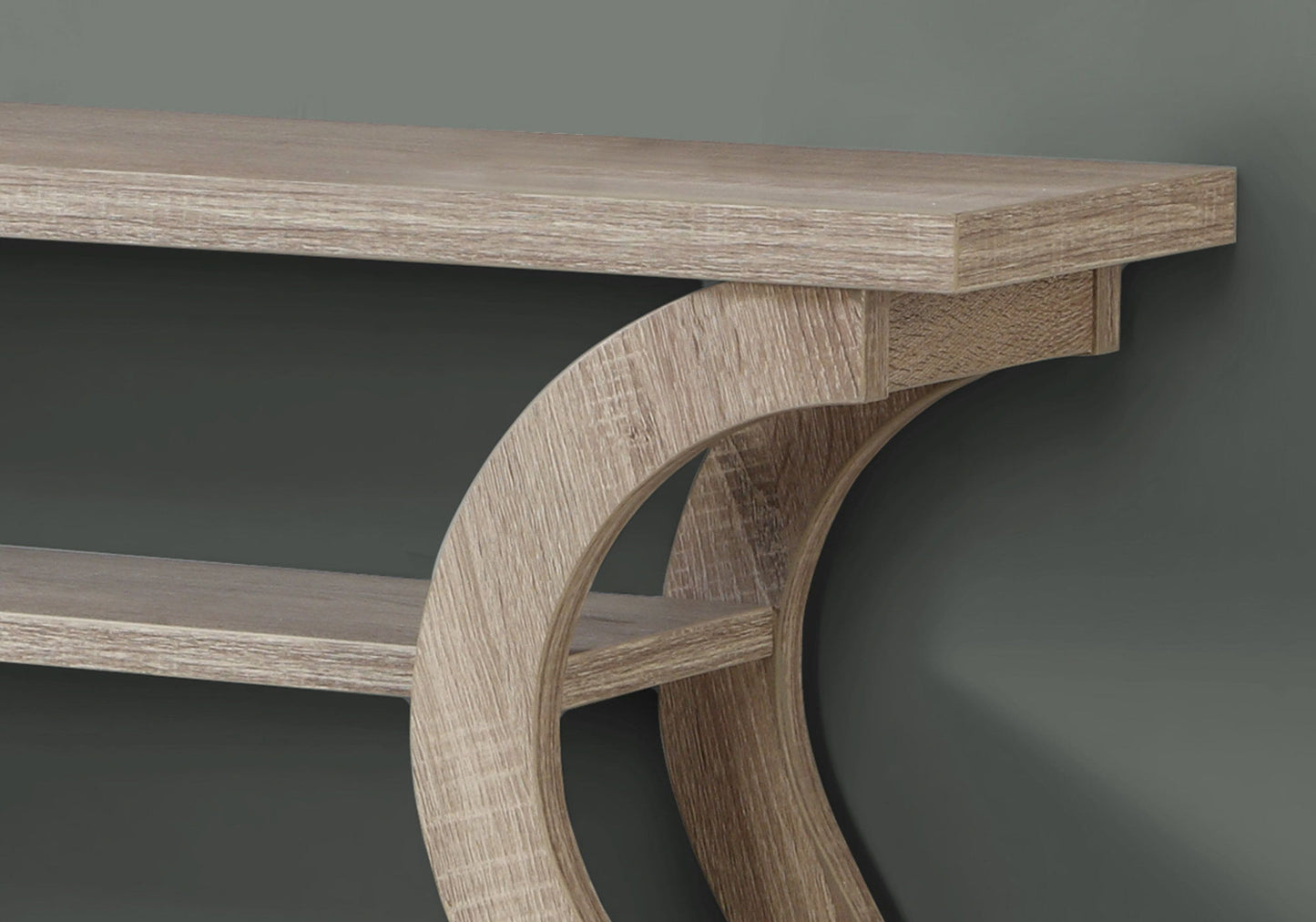 Accent Console Table For Entryway, Contemporary Stylish - Taupe