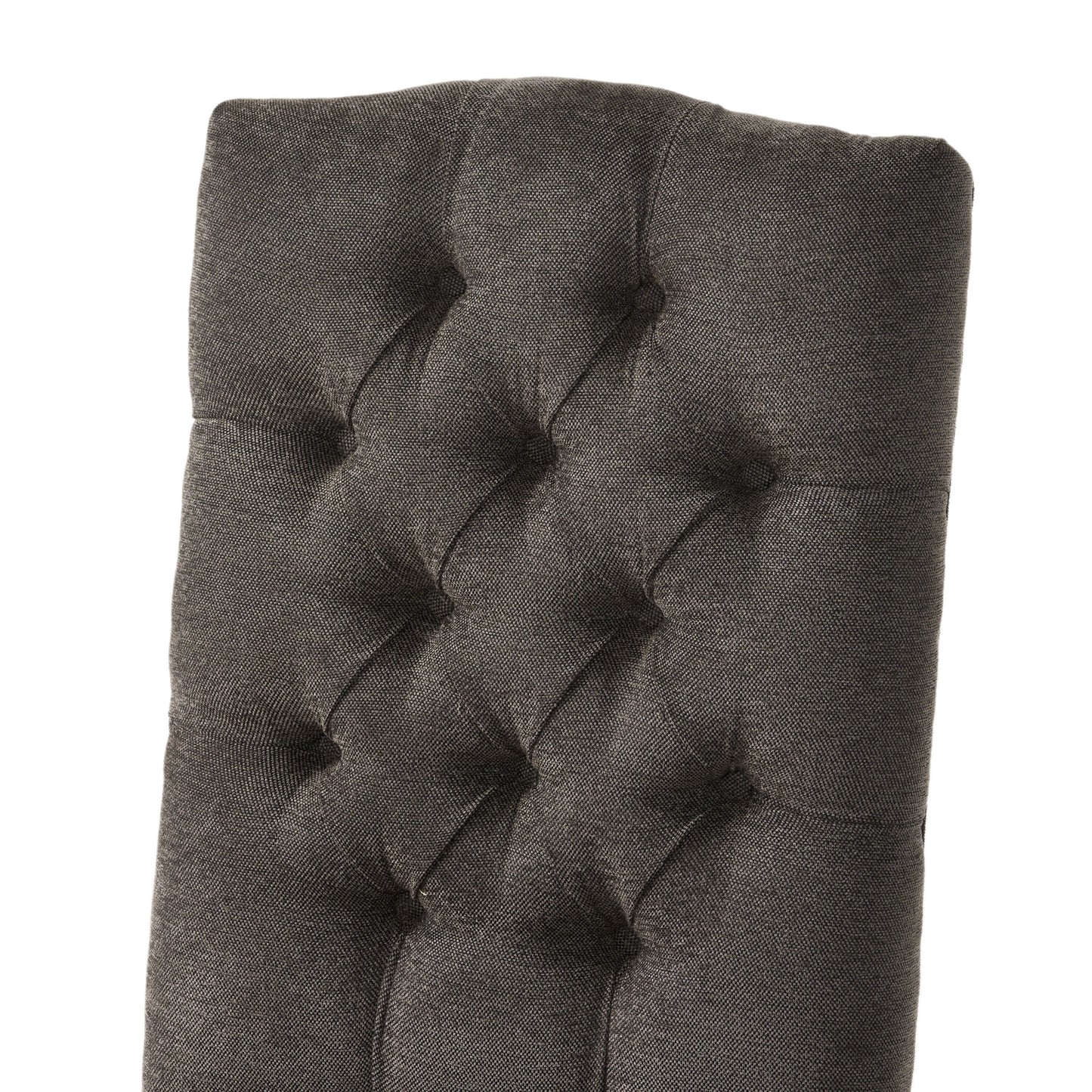 Harriet - Tufted Dining Chair (Set of 2) - Dark Gray
