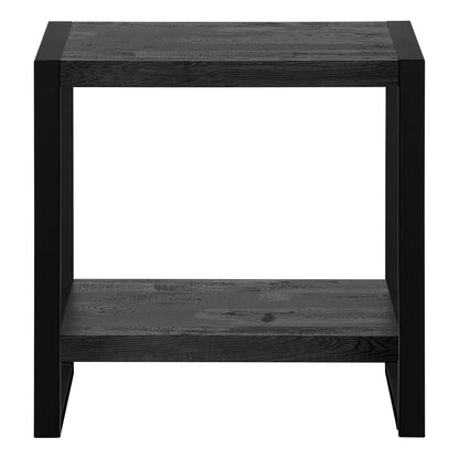 Accent Table, Side Industrial - Black