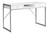 Computer Desk For Home Office, Laptop, Storage Drawers, Modern - White