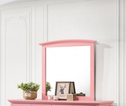 Elegant Wall Mirror - Pink
