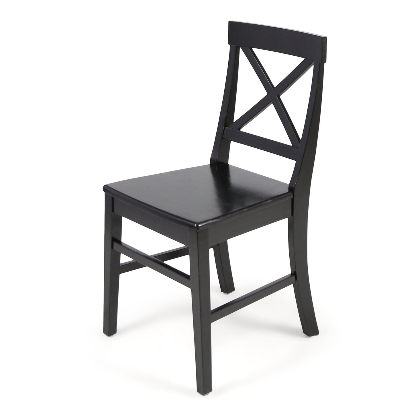 Plethora - Dining Chair With X Shaped Back (Set of 2) - Black