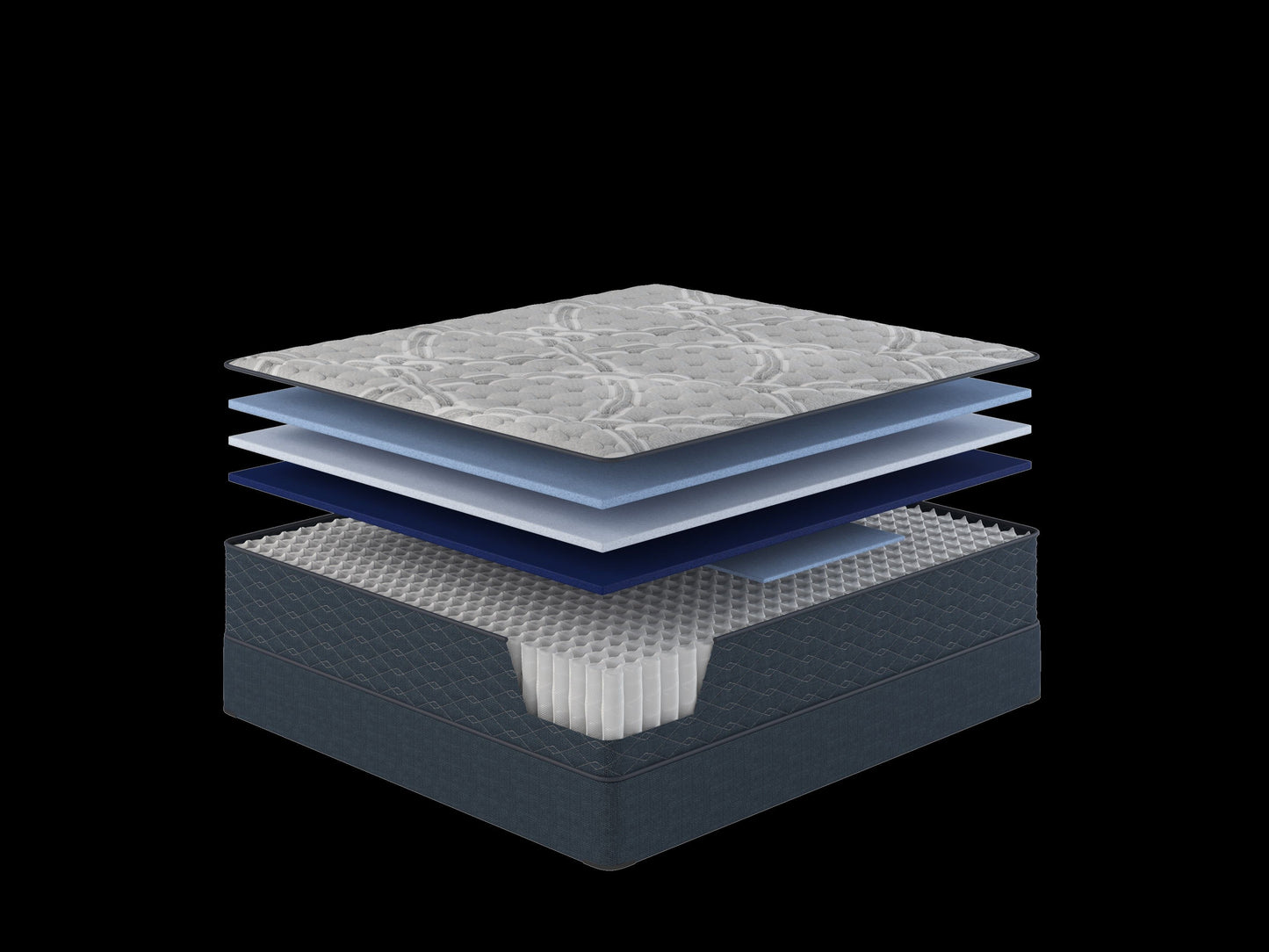 Full Firm Mattress ComfortCare Hybrid CosmoRest - Gray Mix