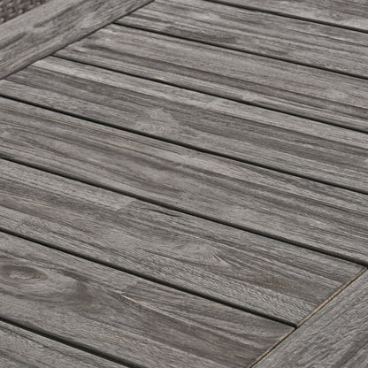 Outdoor Dining Table - Sandblast Dark Gray