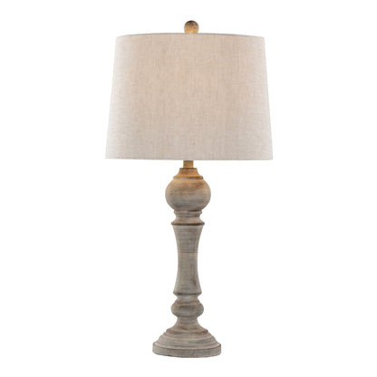 Winston - Farmhouse Poly Table Lamp (Set of 2) - Reclaimed Gray / Oat