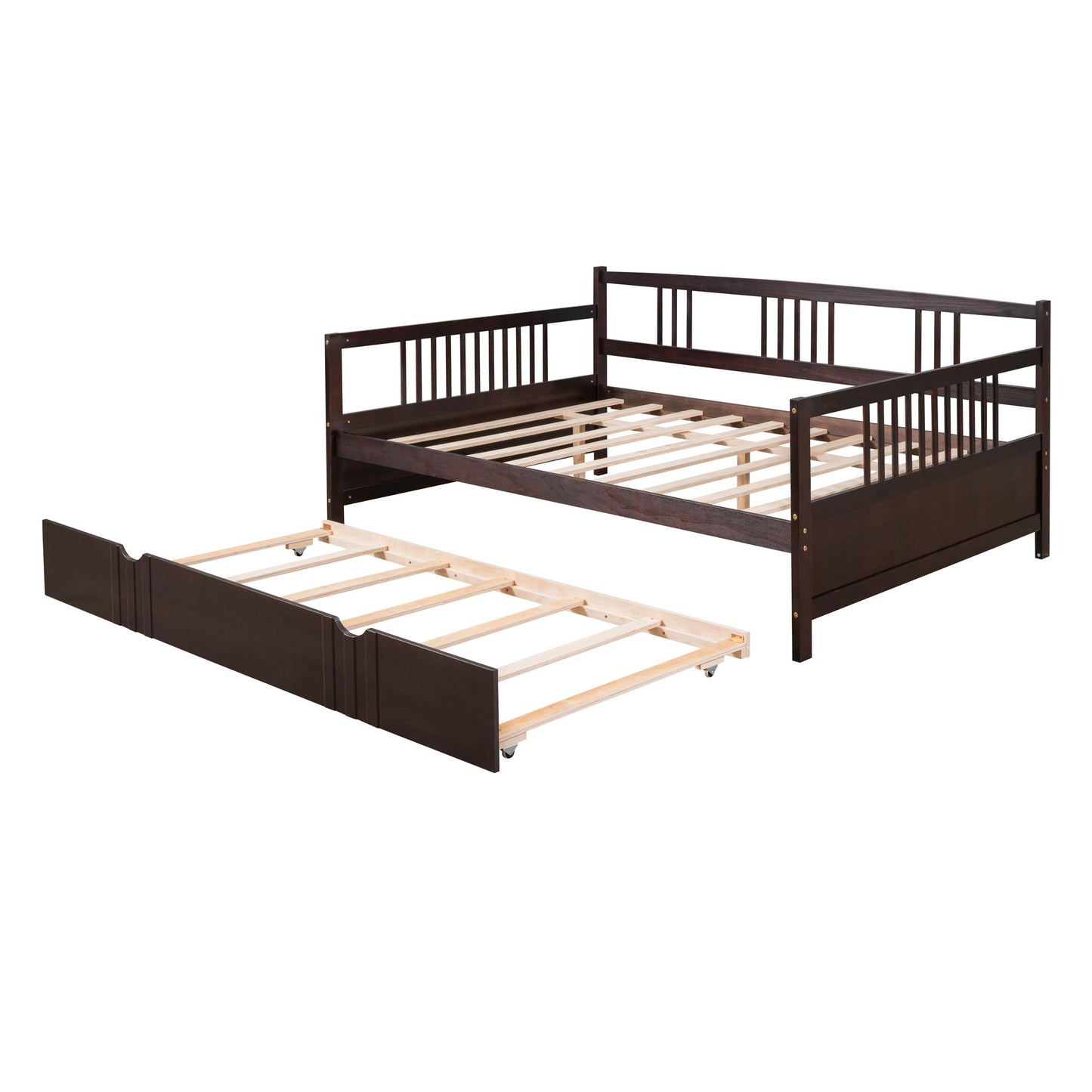 Full Size DayBed With Twin Size Trundle - Espresso