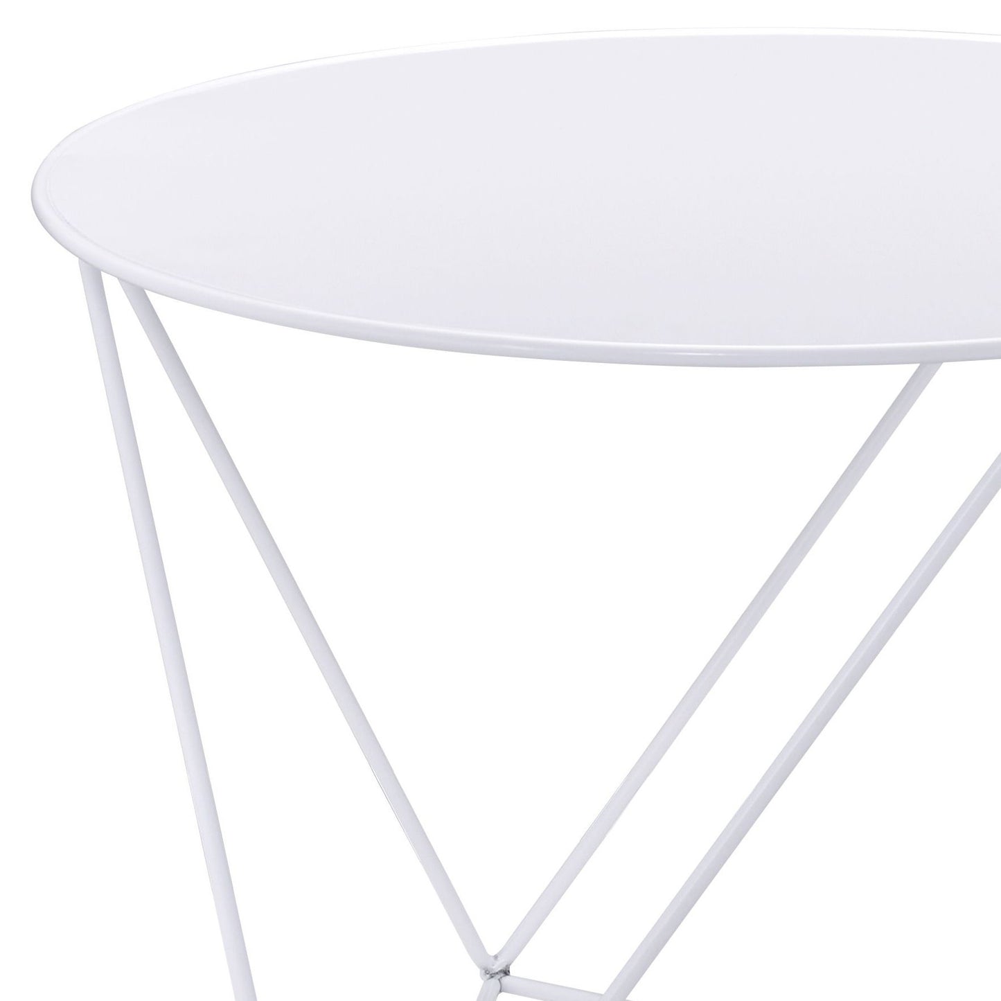 Epidia - Display & Utility Accent Table - White