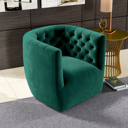 Delaney - Swivel Stylish Chair - Green