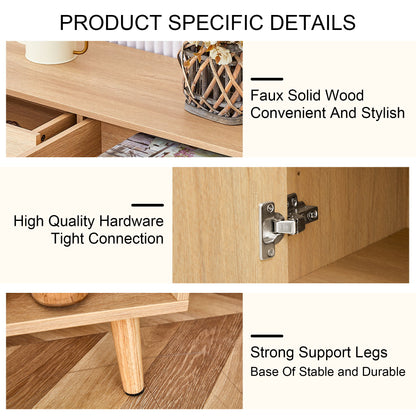 Multi Functional Modern Minimalist Shoe Cabinet Seamlessly Fits Into Nordic, Japanese, And Industrial Style Interiors - Natural Wood