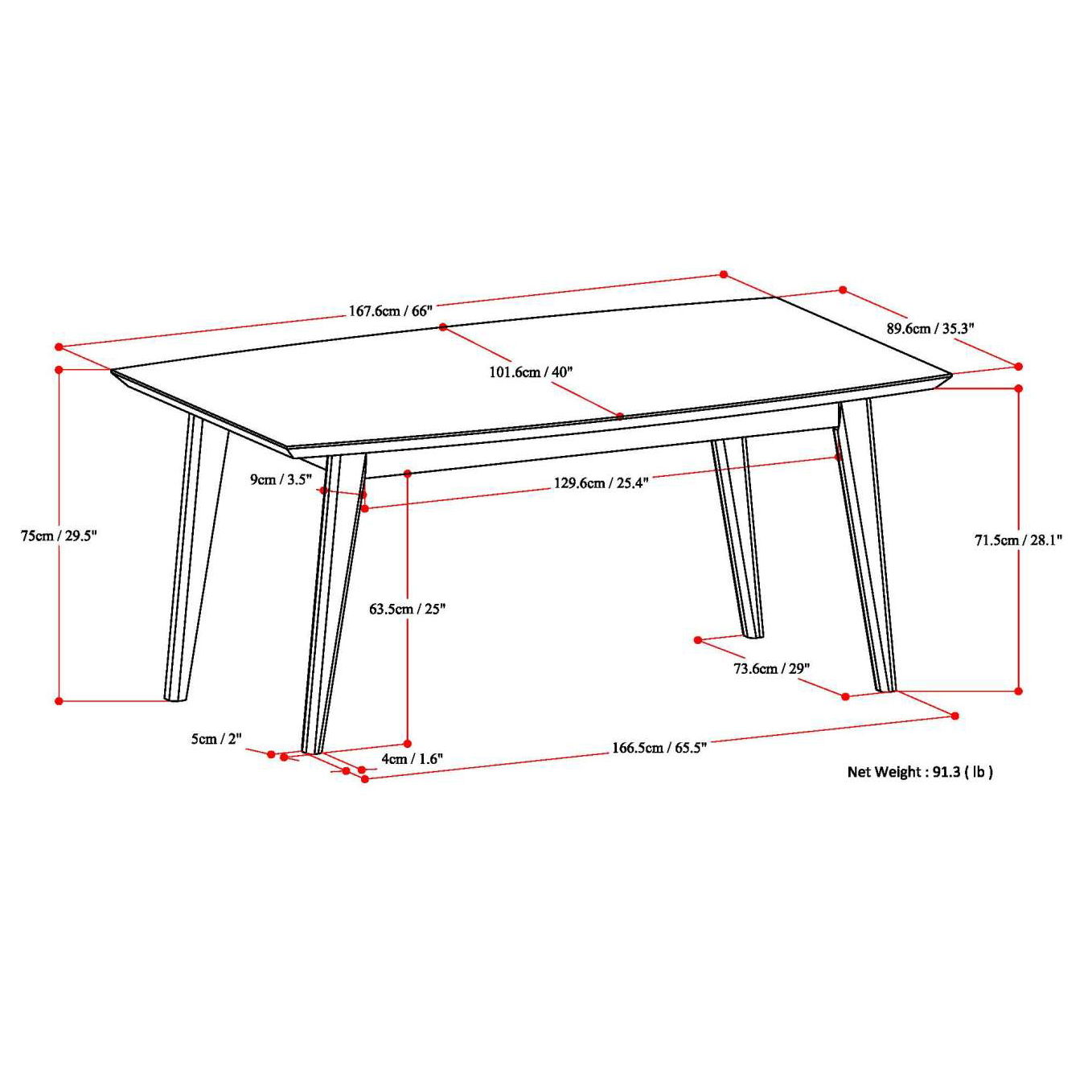 Draper - Dining Table - Walnut