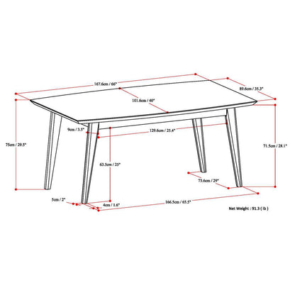 Draper - Dining Table - Walnut