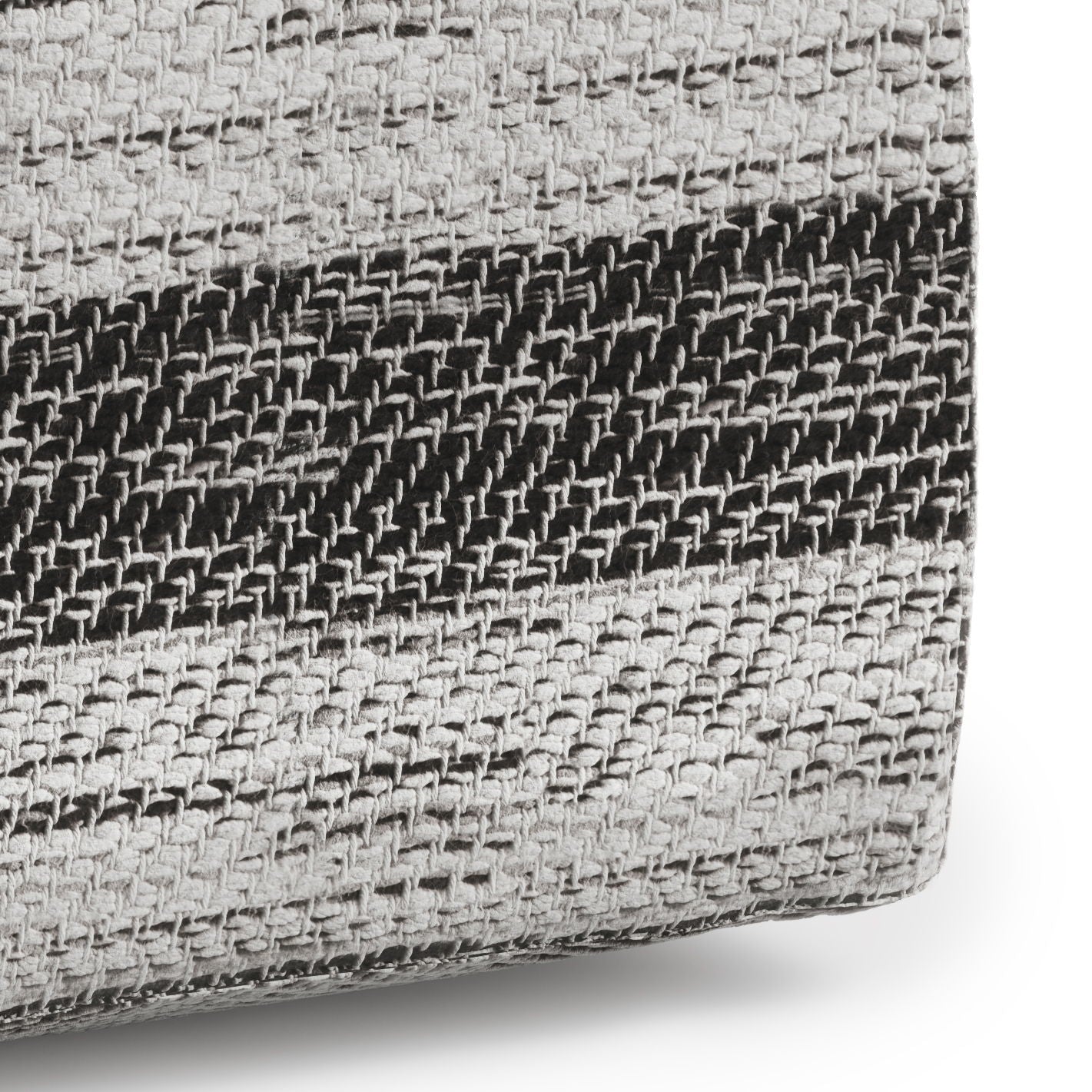 Clay - Square Pouf - Gray Melange