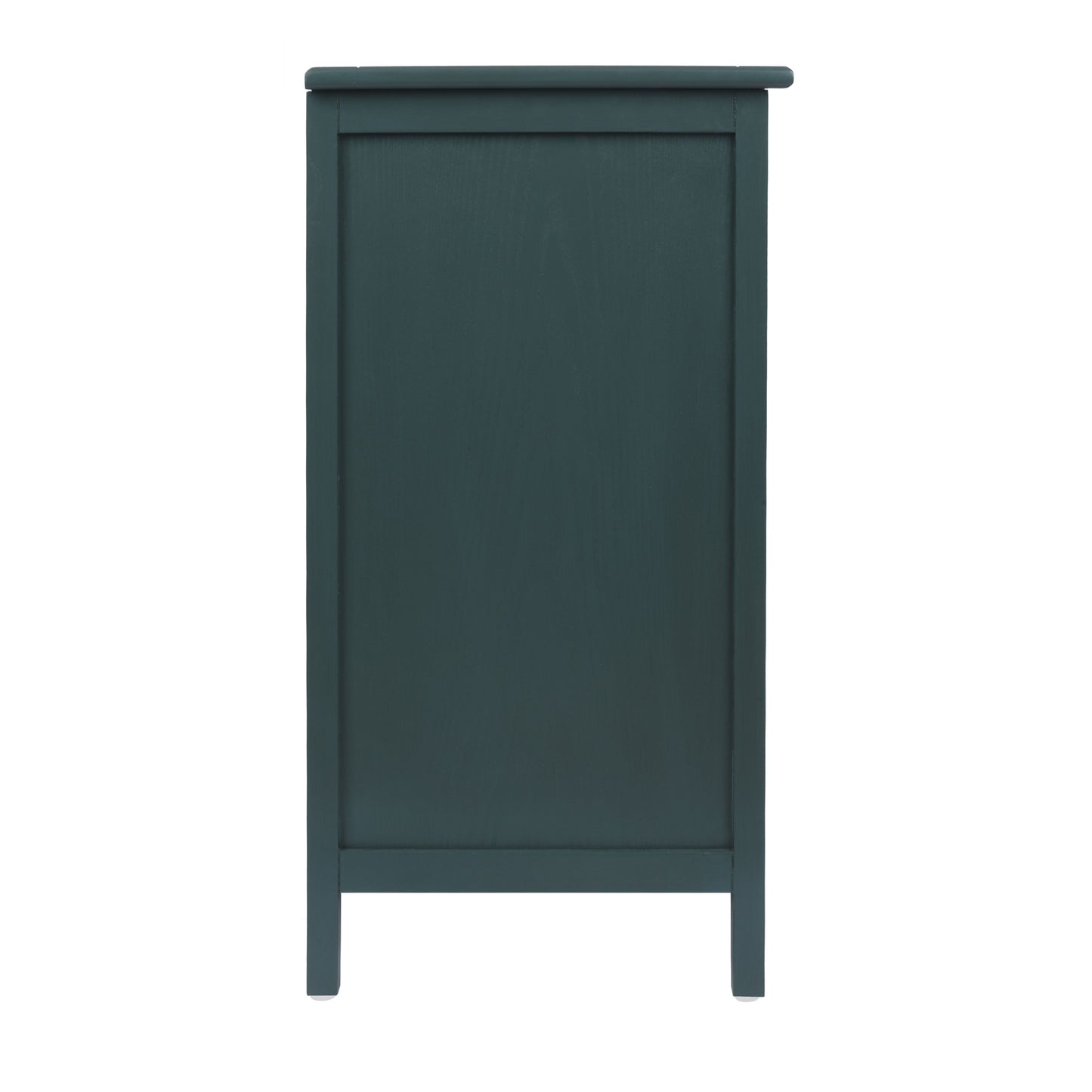 3 Drawer Cabinet - Natural Rattan, Suitable For Bedroom - Green
