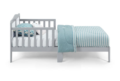 Birdie - Toddler Bed - Light Gray/White